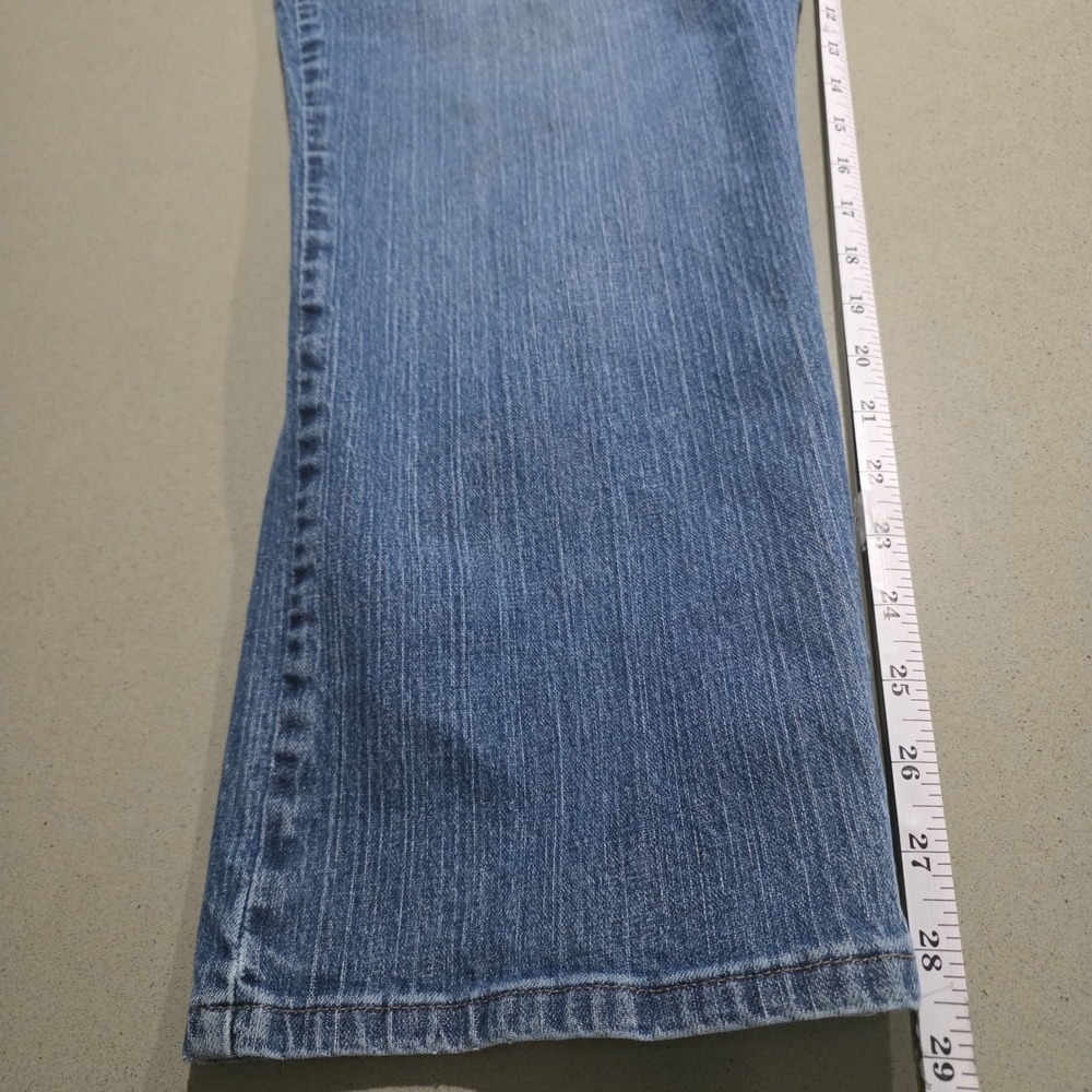 Riders by Lee Womens 24W P Medium Wash Straight Leg Jeans Petite Blue 157G186 - Picture 4 of 9